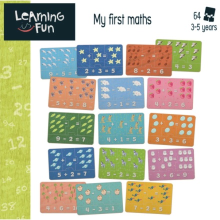 EDUCA Vzdělávací puzzle a hra Learning is Fun: Moje první matematika 143699