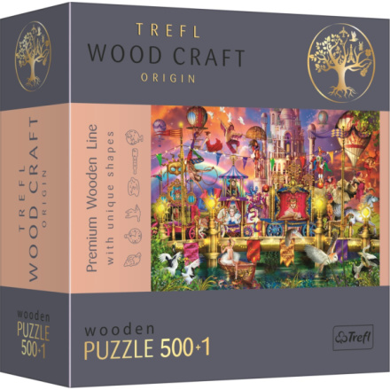 TREFL Wood Craft Origin puzzle Kouzelný svět 501 dílků 145117