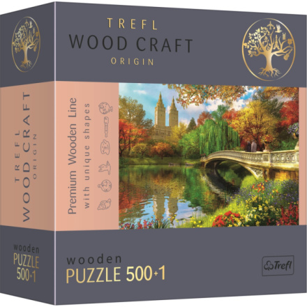 TREFL Wood Craft Origin puzzle Central Park, Manhattan, New York 501 dílků 145118