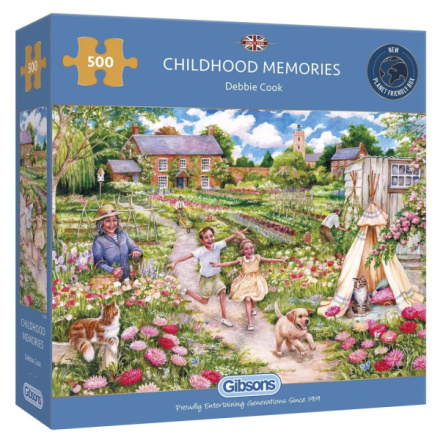 GIBSONS Puzzle Vzpomínky na dětství 500 dílků 145286