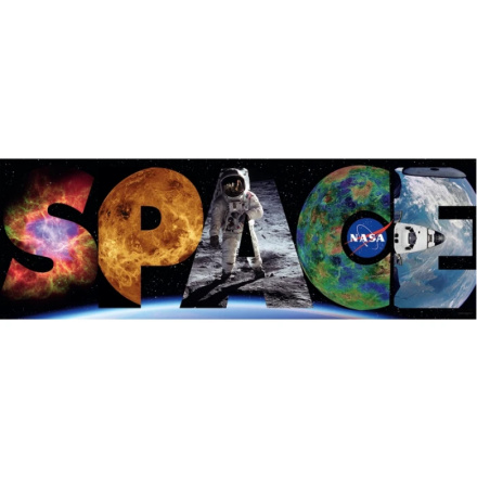 CLEMENTONI Panoramatické puzzle Space: NASA 1000 dílků 145457