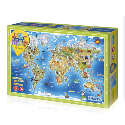 GIBSONS Vzdělávací puzzle Náš svět 250 dílků 145481