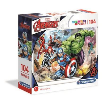 CLEMENTONI Puzzle Marvel: Avengers 104 dílků 145514