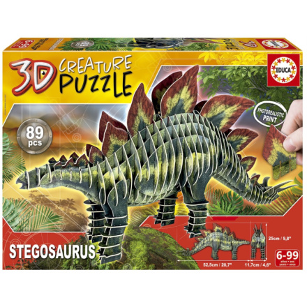 EDUCA 3D puzzle Stegosaurus 89 dílků 145594