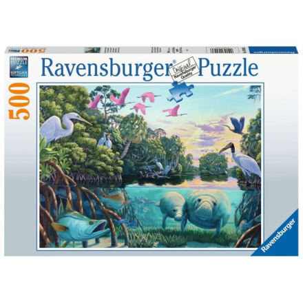 RAVENSBURGER Puzzle Chvíle s kapustňáky 500 dílků 145935