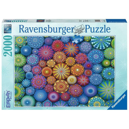 RAVENSBURGER Puzzle Duhové mandaly 2000 dílků 145998
