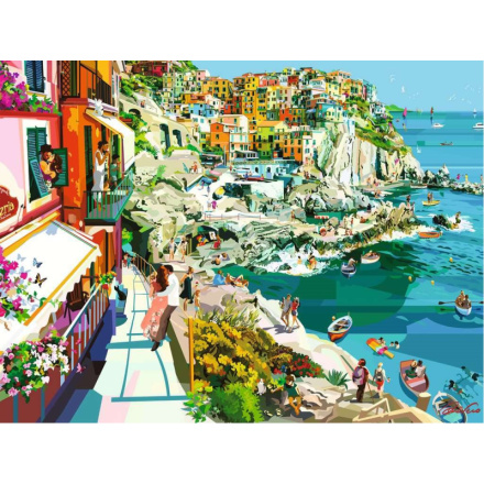 RAVENSBURGER Puzzle Romantika v Cinque Terre 1500 dílků 146013