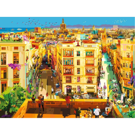RAVENSBURGER Puzzle Stolování ve Valencii 1500 dílků 146022