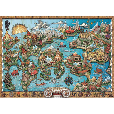 RAVENSBURGER Puzzle Tajemná Atlantida 1000 dílků 146032