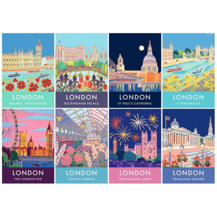 RAVENSBURGER Puzzle Londýn ve vintage stylu 1000 dílků 146063