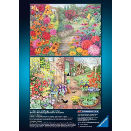 RAVENSBURGER Puzzle Nádherné zahrady 4x500 dílků 146116