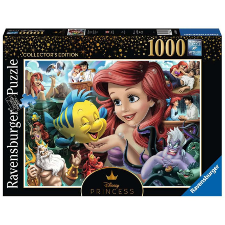RAVENSBURGER Puzzle Disney hrdinky č.3: Malá mořská víla 1000 dílků 146339