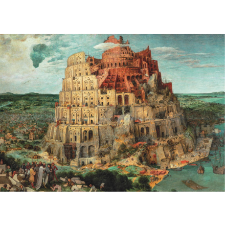CLEMENTONI Puzzle Museum Collection: Babylonská věž 1500 dílků 146792
