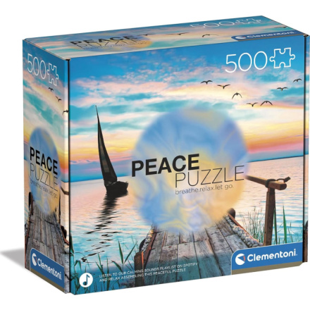 CLEMENTONI Peace puzzle: Klidný vítr 500 dílků 146842