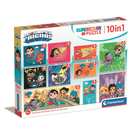 CLEMENTONI Puzzle DC Super Friends 10v1 146845