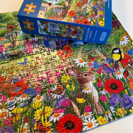GIBSONS Puzzle Zahrada divokých květin 500 dílků 146847