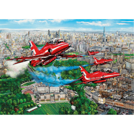 GIBSONS Puzzle Red Arrows nad Londýnem 1000 dílků 146889