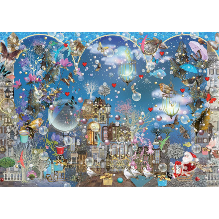 SCHMIDT Puzzle Modré vánoční nebe 1000 dílků 146942