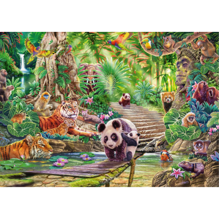 SCHMIDT Puzzle Divoká příroda: Zvířata Asie 1000 dílků 147030
