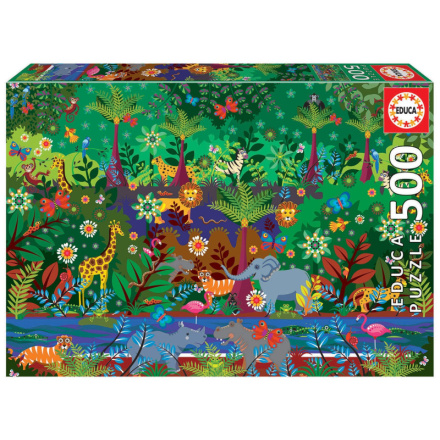EDUCA Puzzle Džungle 500 dílků 147061