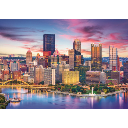 TREFL Puzzle Pittsburgh, Pensylvánie, USA 1000 dílků 147440