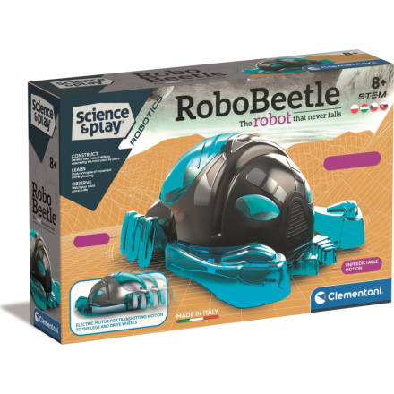 CLEMENTONI Science&Play Robotics: RoboBeetle - robot, který nikdy nespadne 147893