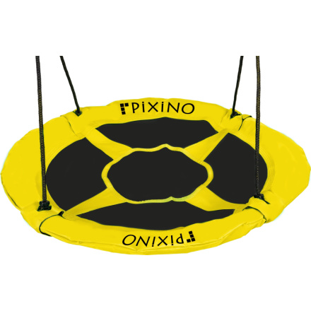 PIXINO Houpací kruh Čapí hnízdo (průměr 100cm) žlutý 148218