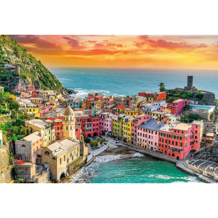 TREFL Puzzle UFT Romantic Sunset: Vernazza, Liguria, Itálie 1500 dílků 148527