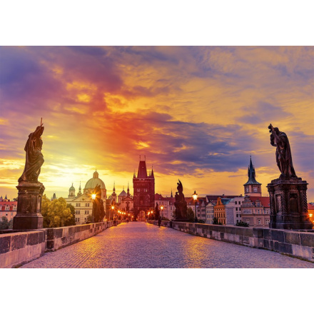 ENJOY Puzzle Karlův most při západu slunce, Praha 1000 dílků 148536