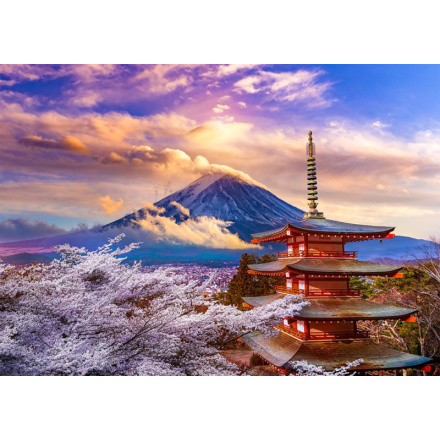 ENJOY Puzzle Hora Fudži na jaře, Japonsko 1000 dílků 148547