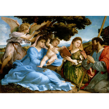 ENJOY Puzzle Madona s dítětem, svatou Kateřinou a Tomášem 1000 dílků 148636