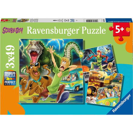 RAVENSBURGER Puzzle Scooby Doo: Noční děsy 3x49 dílků 148942