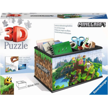 RAVENSBURGER 3D puzzle úložný box: Minecraft 216 dílků 149033
