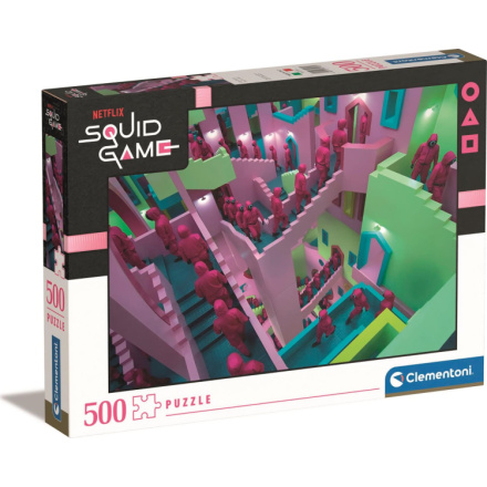 CLEMENTONI Puzzle Netflix: Squid game (Hra na oliheň) 500 dílků 149044