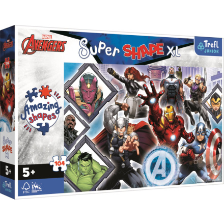 TREFL Puzzle Super Shape XL Avengers 104 dílků 149420