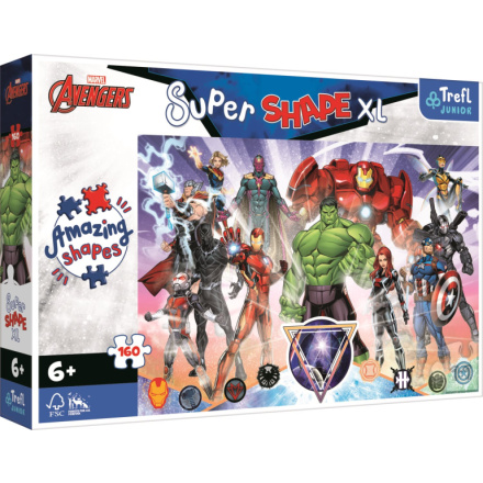 TREFL Puzzle Super Shape XL Avengers 160 dílků 149425