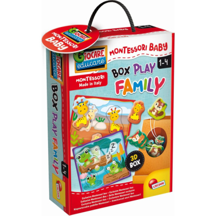 LISCIANI Vkládačka Box Play Family Mláďata 149636