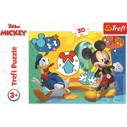 TREFL Puzzle Mickey Mouse a Kačer Donald 30 dílků 149696