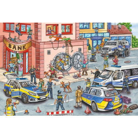 SCHMIDT Puzzle Policie v akci 100 dílků 149790