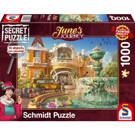 SCHMIDT Secret puzzle June's Journey: Orchidejové panství 1000 dílků 149798