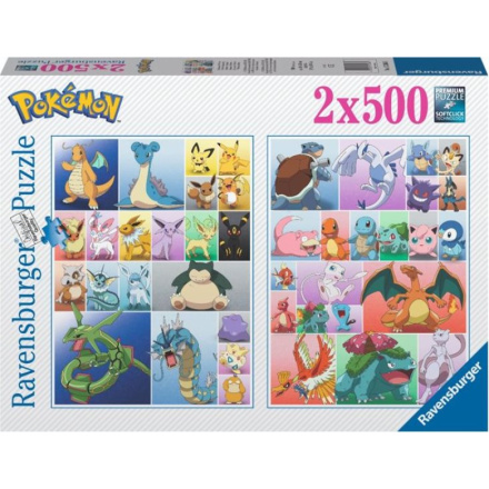 RAVENSBURGER Puzzle Pokémon 2x500 dílků 149819