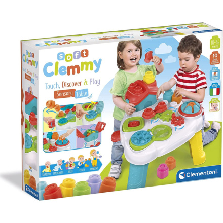 CLEMENTONI Soft Clemmy Senzorický hrací stolek 150011