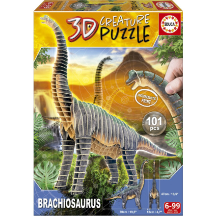 EDUCA 3D puzzle Brachiosaurus 101 dílků 150079