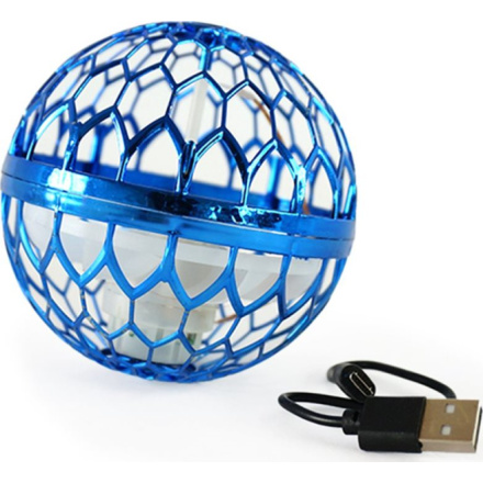 MAC TOYS Bumerang Ball s LED modrý 150178