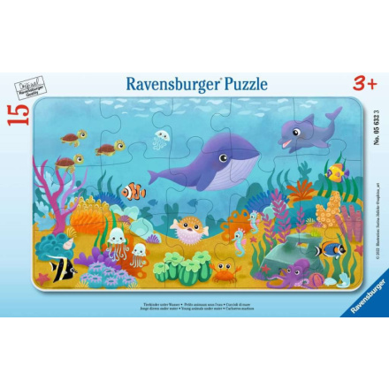 RAVENSBURGER Puzzle Zvířátka pod mořskou hladinou 15 dílků 150195