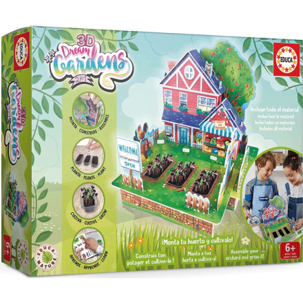 EDUCA Kreativní sada 3D Dream Gardens: Farma 2v1 150219