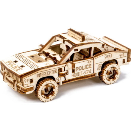 WOODEN CITY 3D puzzle Superfast Police Car 150409