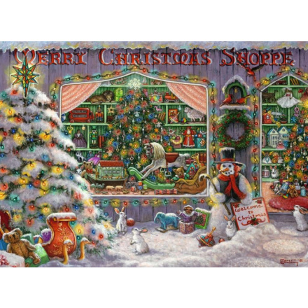 RAVENSBURGER Puzzle Vánoční obchod 500 dílků 150662