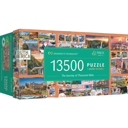 TREFL Puzzle UFT Cesta dlouhá tisíc mil 13500 dílků 151043