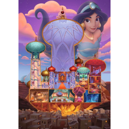 RAVENSBURGER Puzzle Disney Castle Collection: Jasmína 1000 dílků 151349